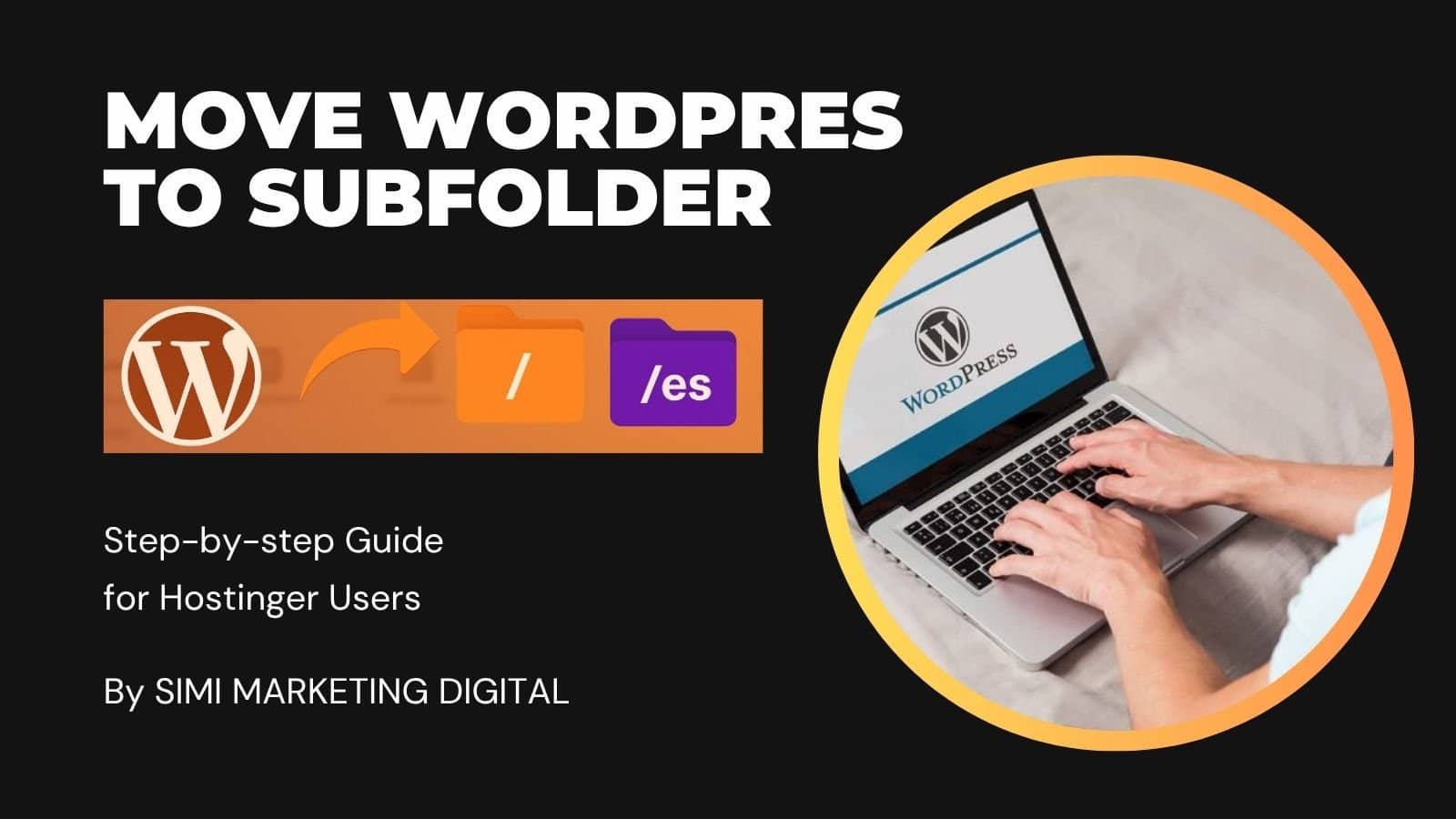 move WordPress from root to subfolder